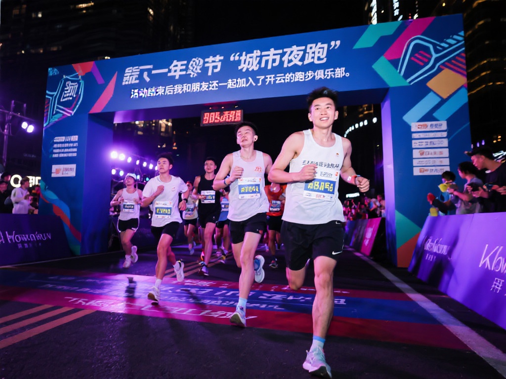以去年的“城市夜跑”活动为例，这场活动不仅设置了专